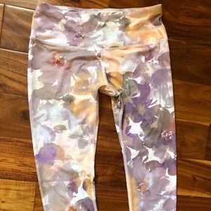 Floral Capri yoga legging